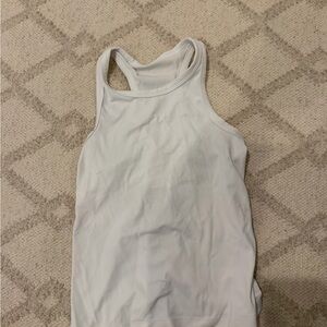 lululemon athletica White Performance Racerback Tank